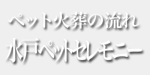 ペット葬祭の流れ